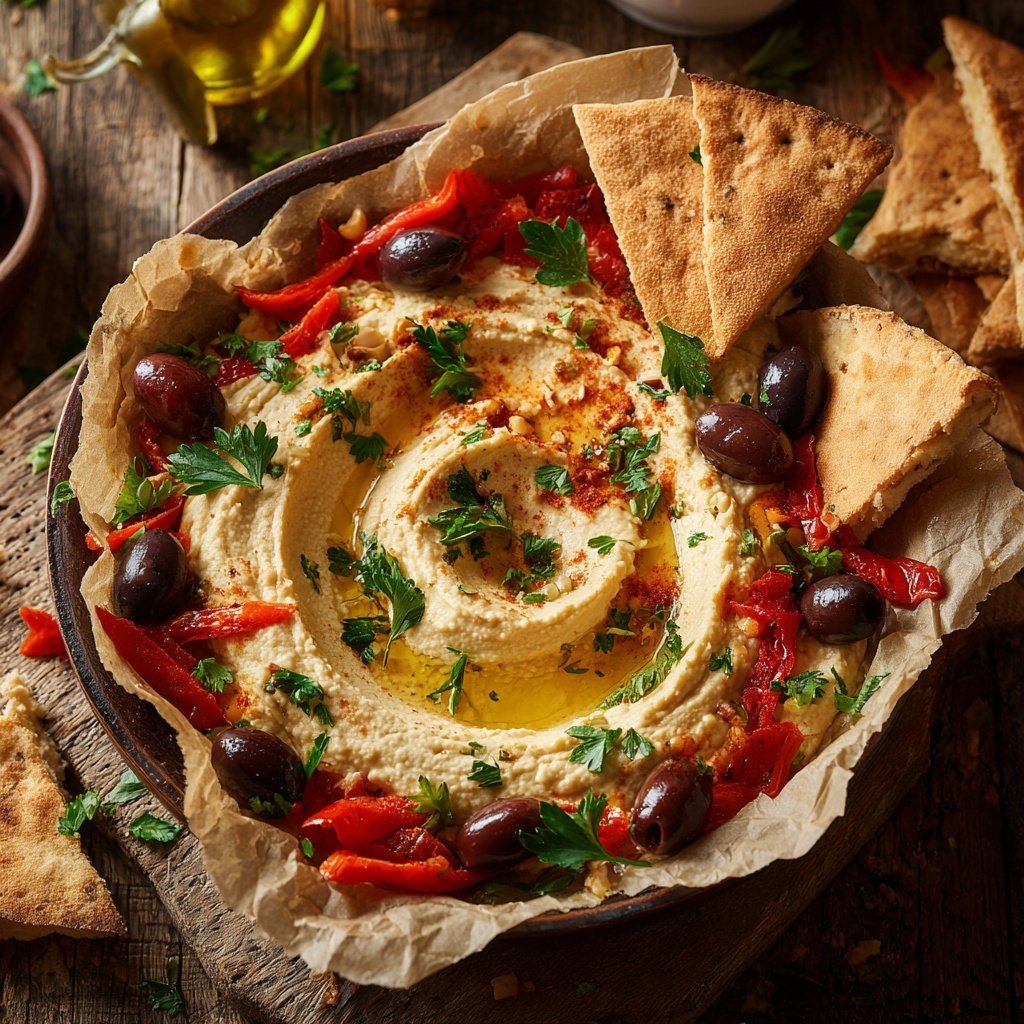 Mediterranean Hummus Platter