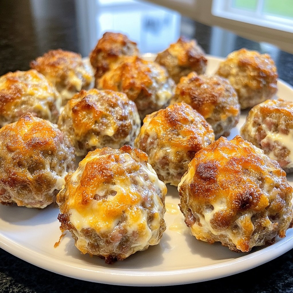 Cream Cheese Sausage Balls