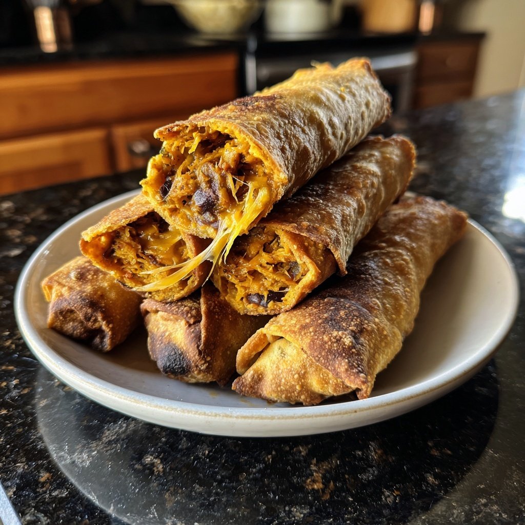 Taquitos Jackfruit Cheese Crispy
