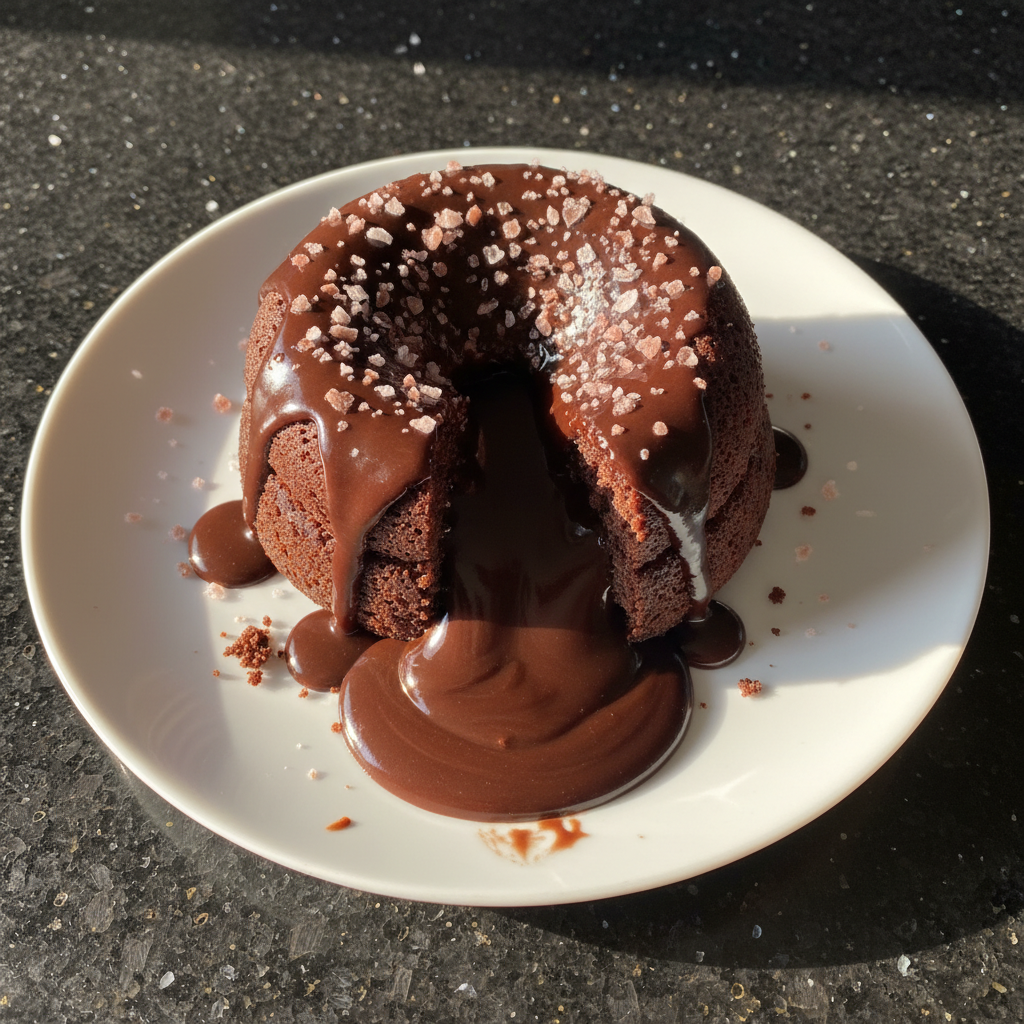 Valentine's Chocolate Lava Cake