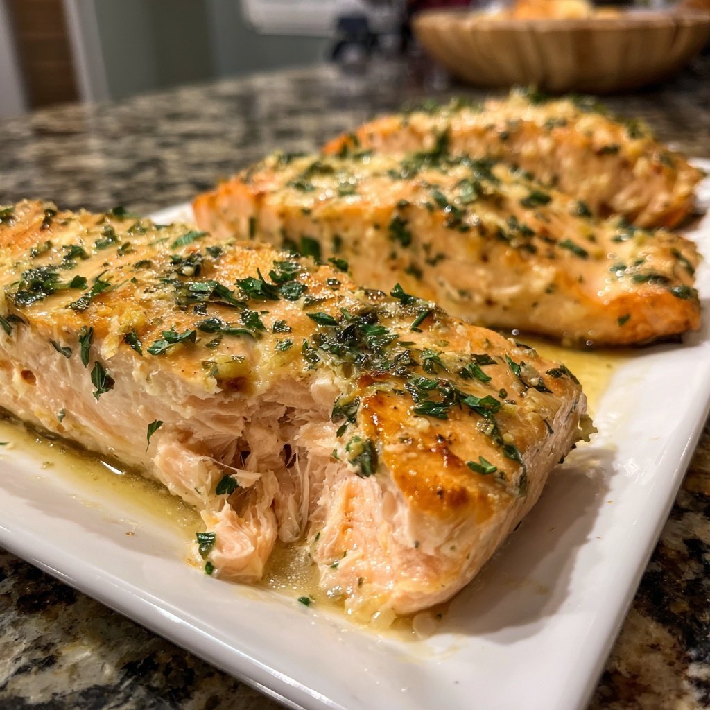 Easy Baked Salmon Lemon Butter