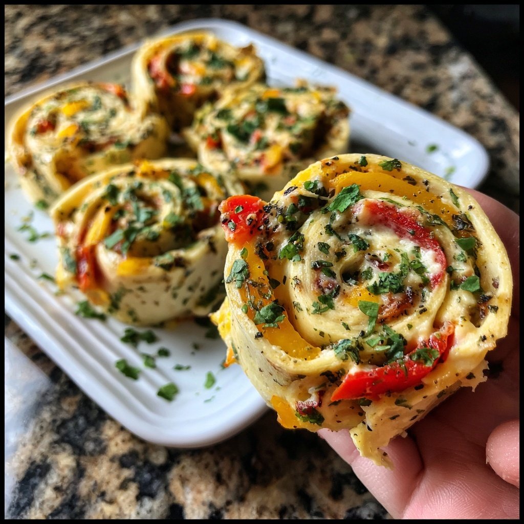 Tortilla Pinwheels with Cream Cheese