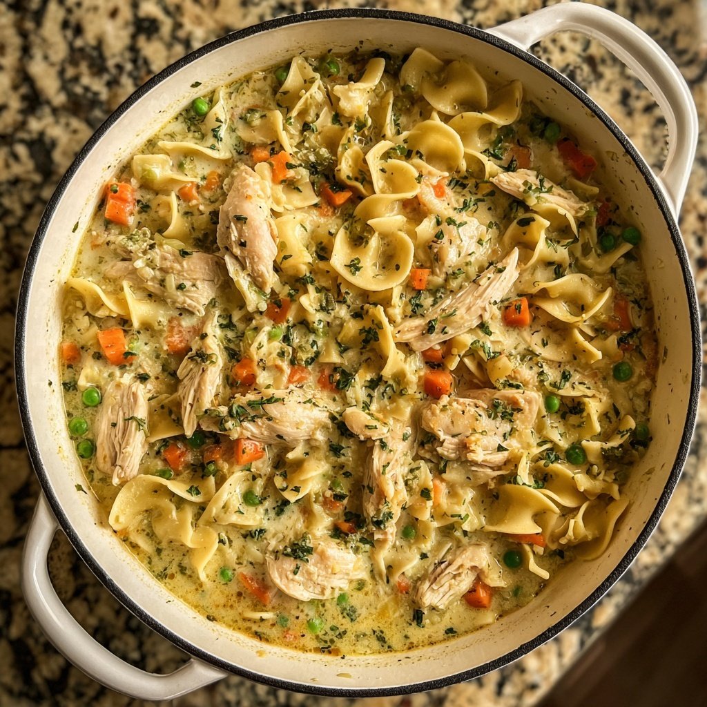 Easy Chicken and Noodles in One Pot