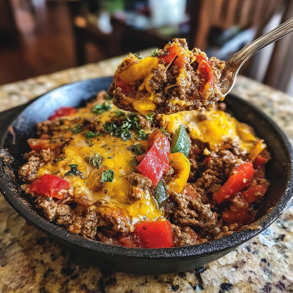 Beef Taco Skillet One Pan