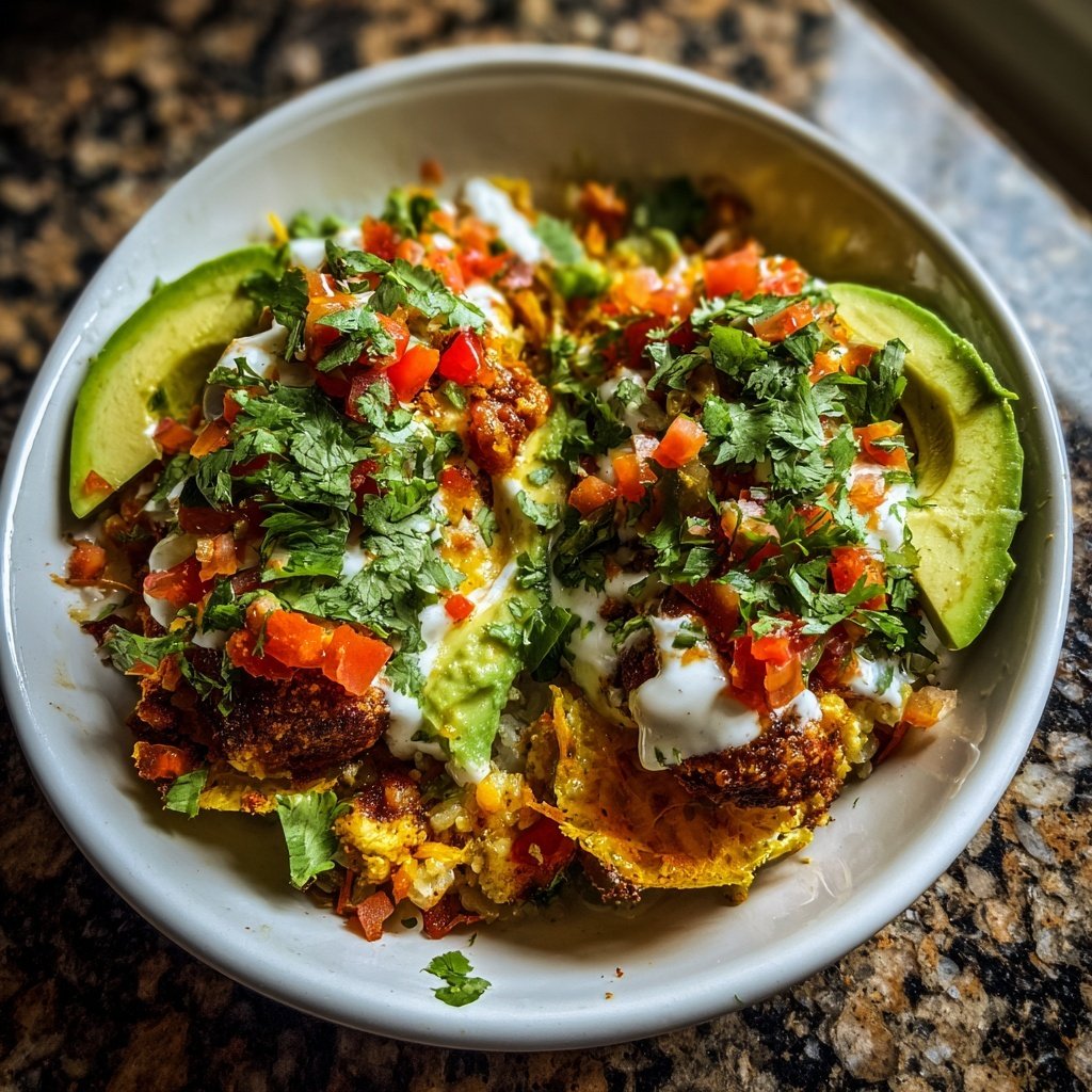Spicy Fish Taco Bowls with Avocado
