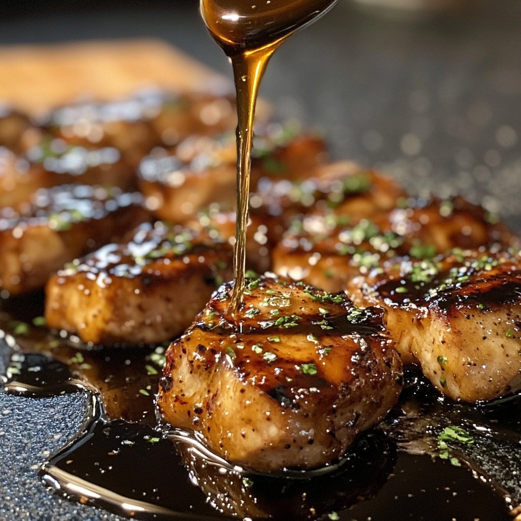 Savory Balsamic Honey Glaze for Meats