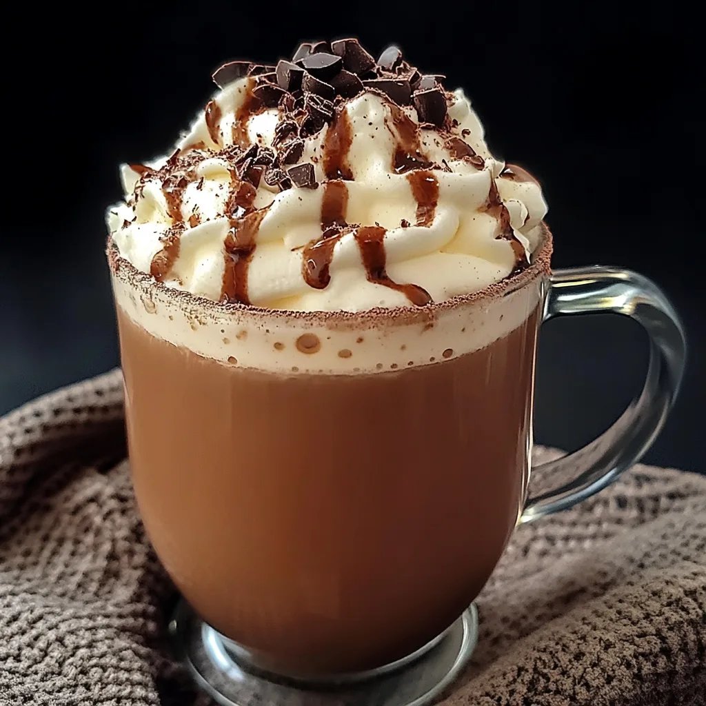 Decadent Whipped Hot Chocolate Recipe