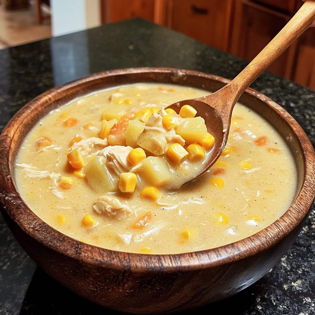 Crockpot Chicken Corn Chowder