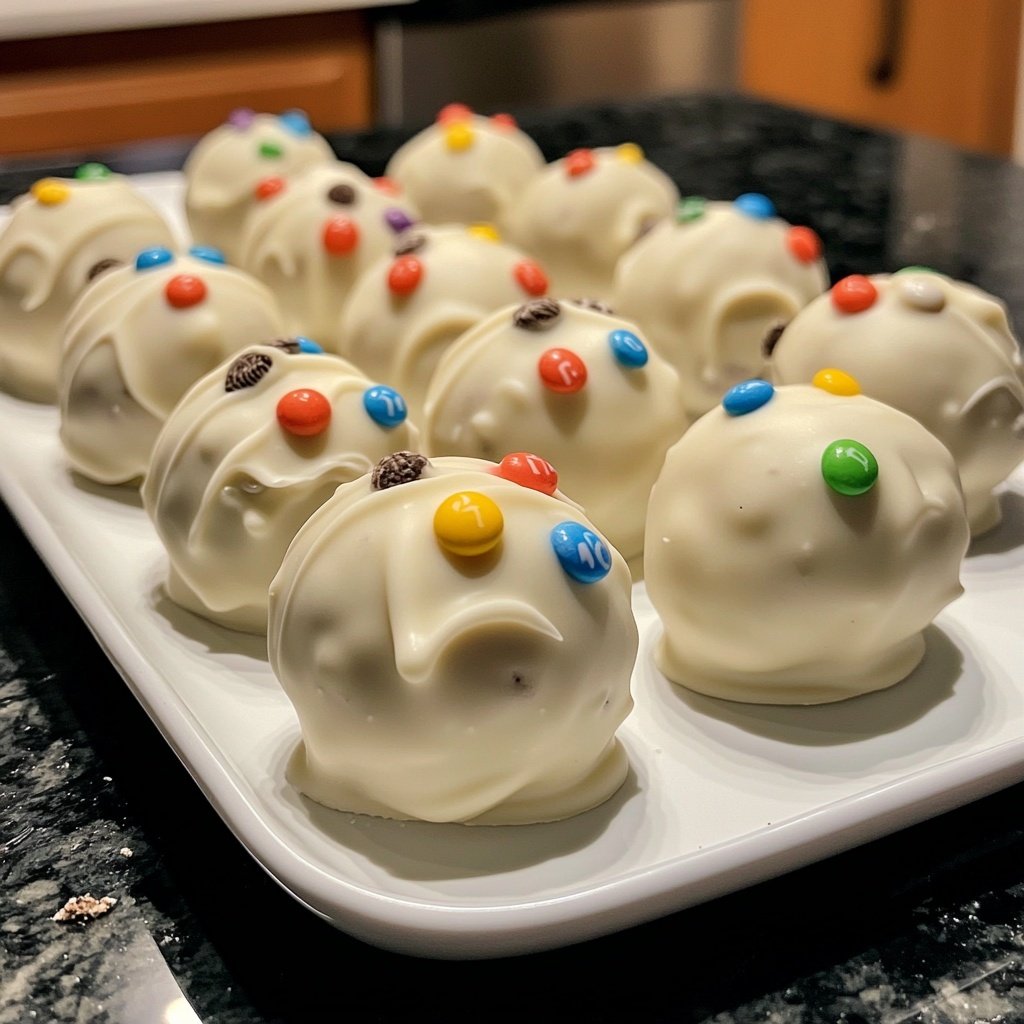 Snowman Oreo Balls