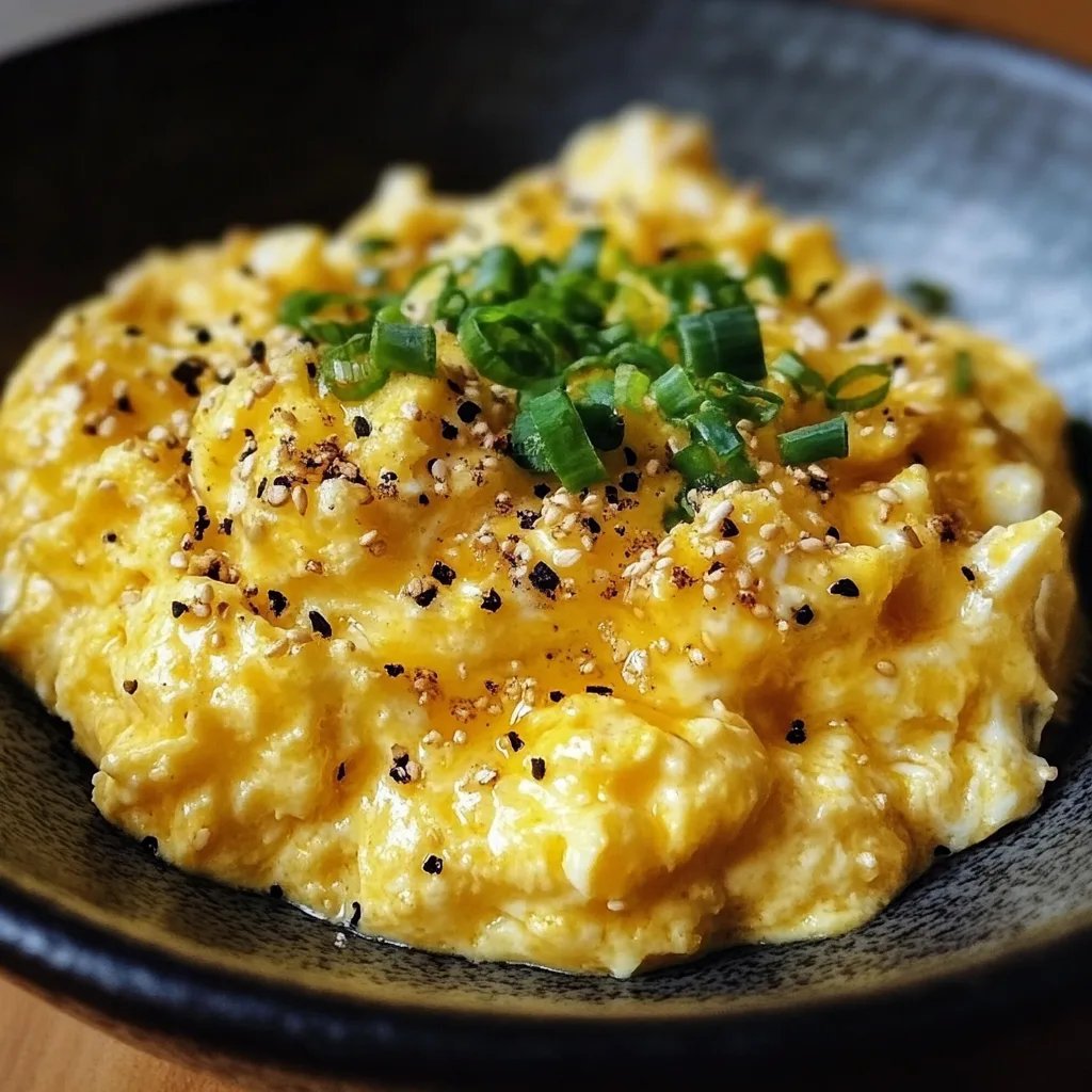 Miso Eggs Silky Japanese Style Scrambled Eggs