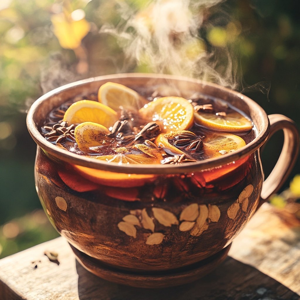 Hot Mulled Glühwein Punch