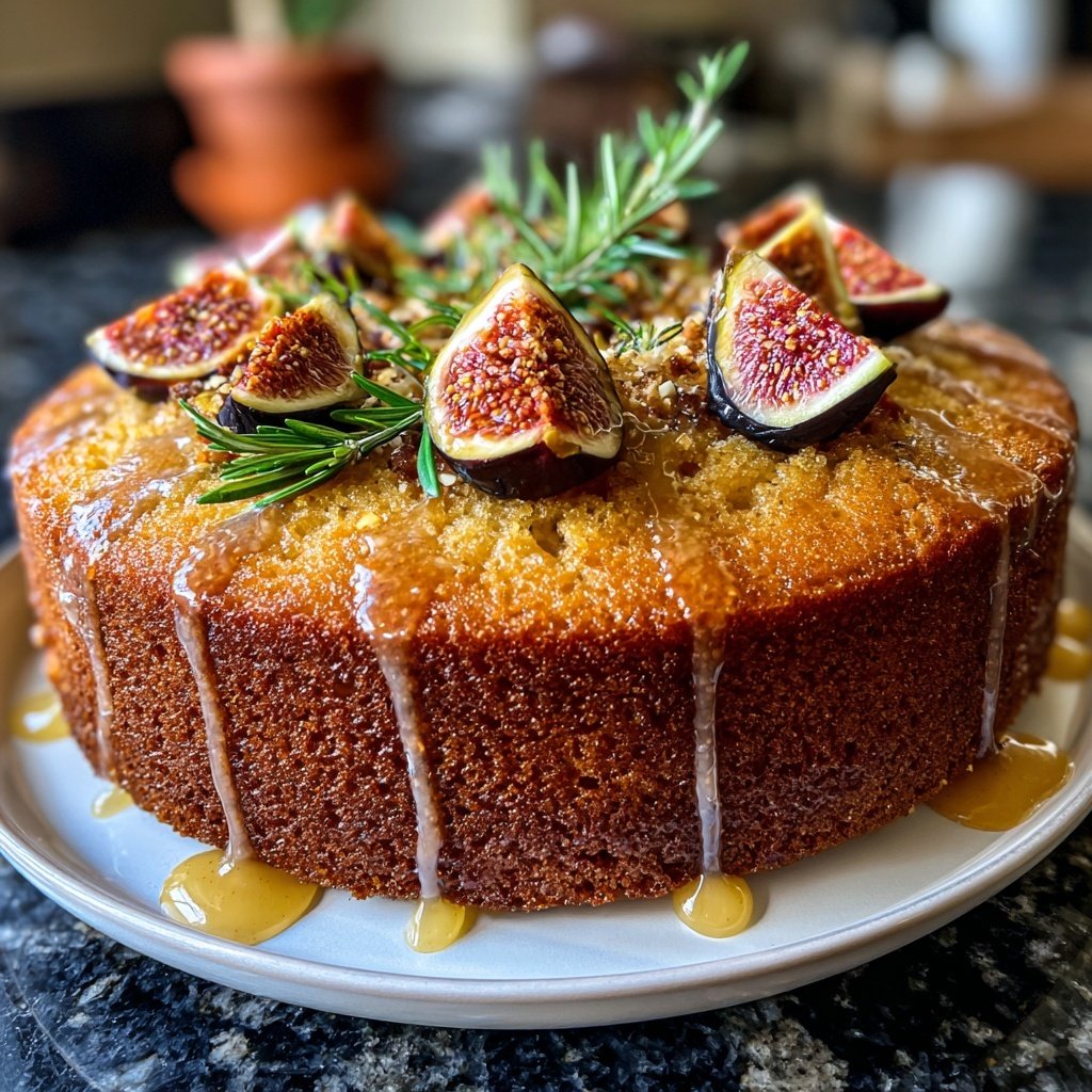 Cinnamon Cake Rosemary Fig