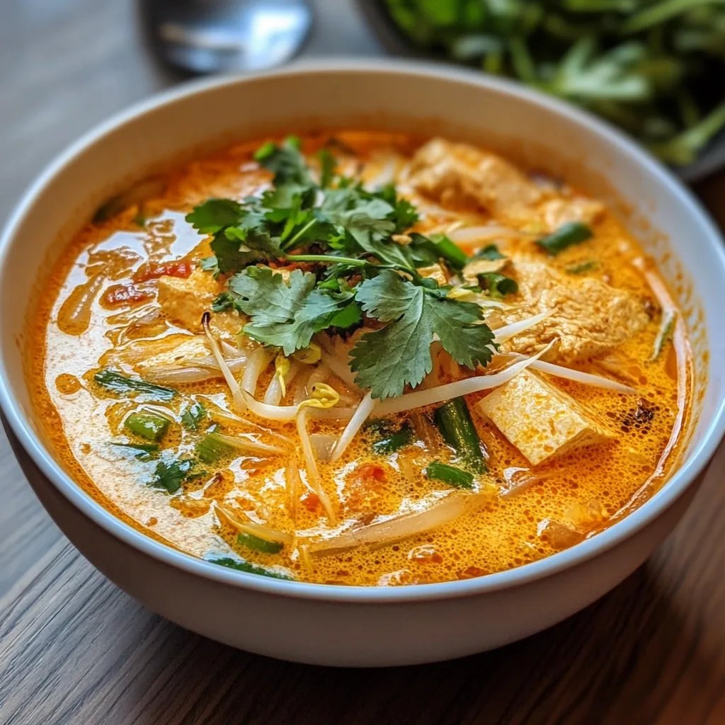 Thai Red Curry Noodle Soup