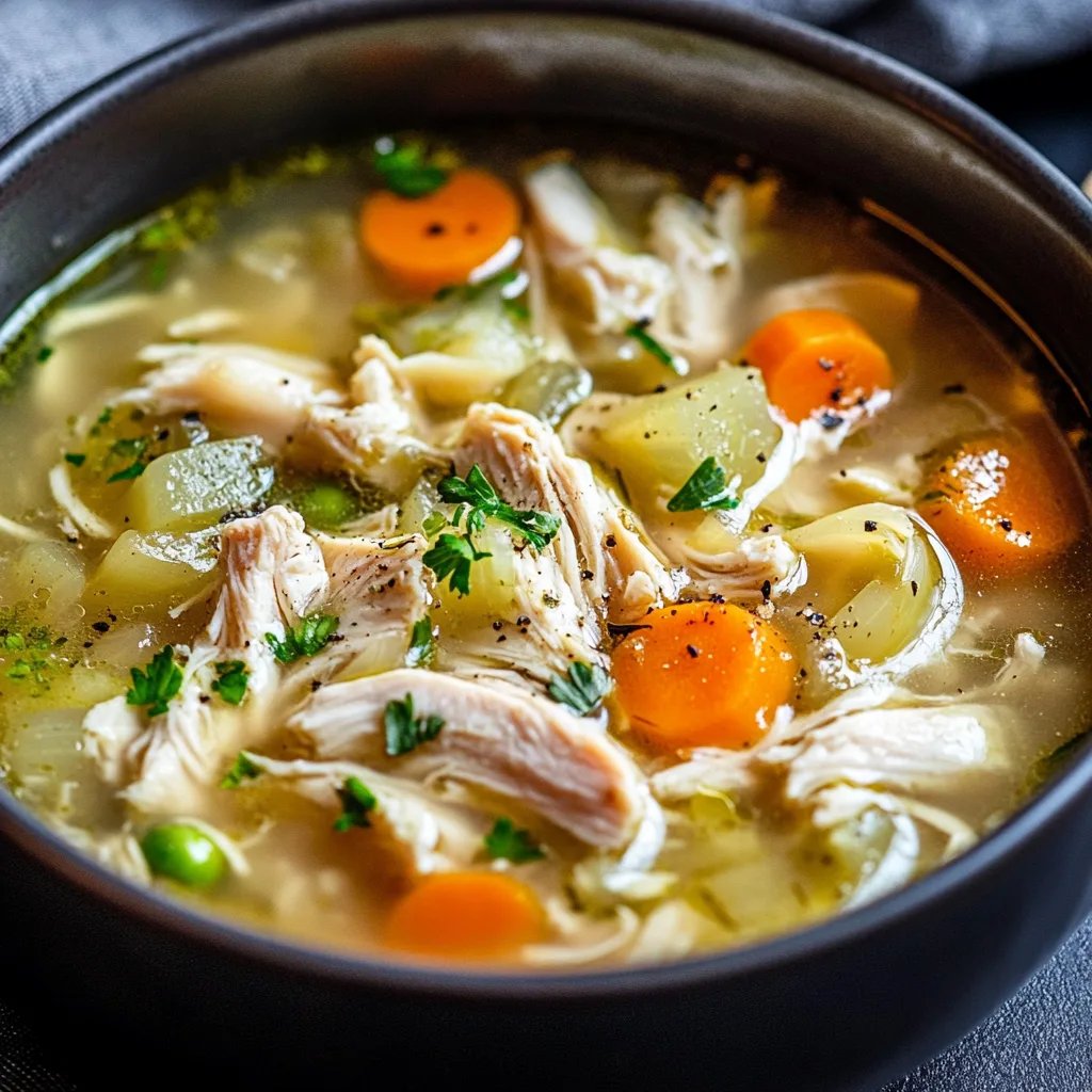 Easy & Comforting Leftover Rotisserie Chicken Noodle Soup