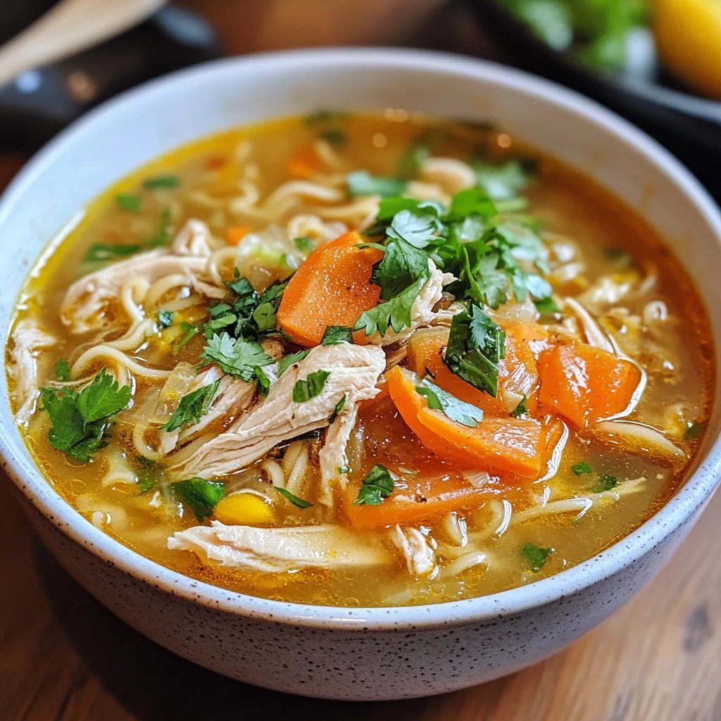 Spicy Chicken Noodle Soup