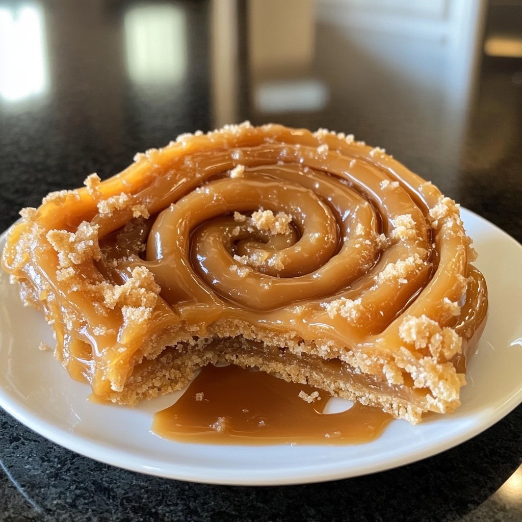 Caramel Nougat Schnecken