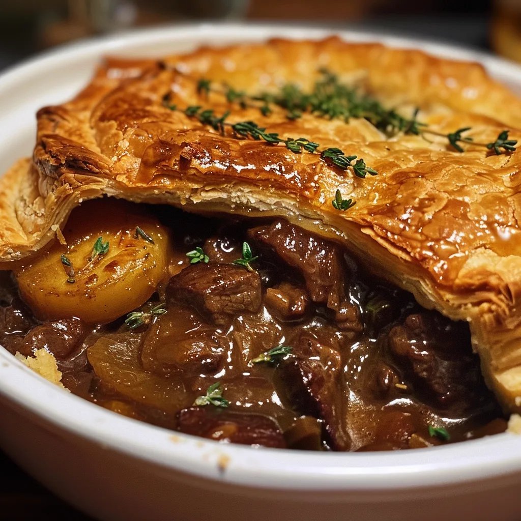 Guinness Braised Beef Pot Pie